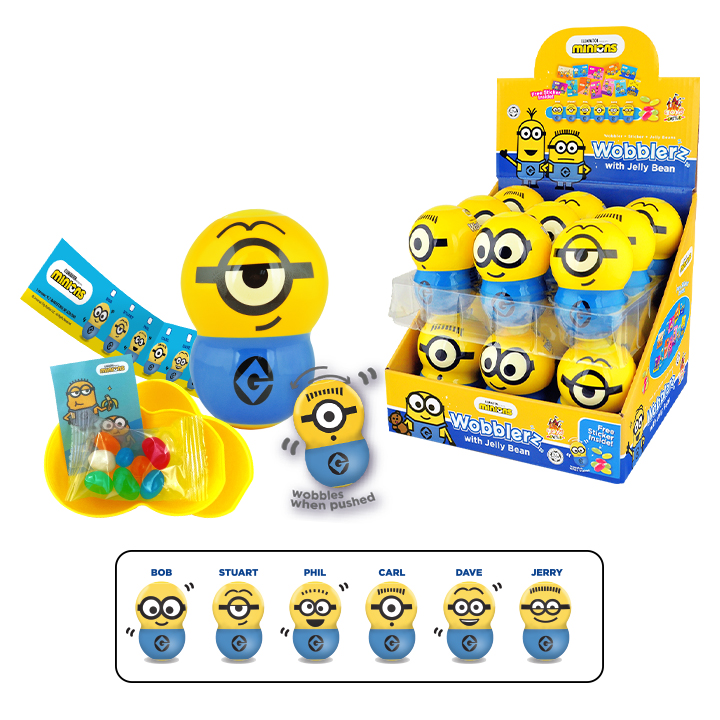 Minions Wobblerz with Jelly Bean 10g